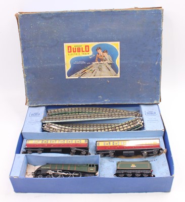 Lot 308 - Hornby Dublo EDP11 Silver King train set...