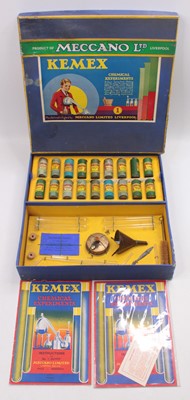 Lot 1653 - A Meccano circa 1934 No. 1 Kemex set, appears...