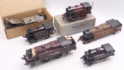 Lot 110 - A collection of Hornby 0 gauge locos to...