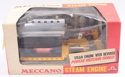 Lot 1621 - An original Meccano steam engine with reverse,...