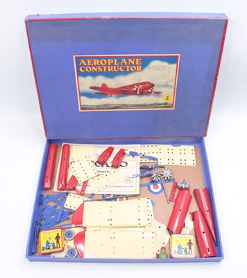 Lot 1622 - A Meccano No. 2 Aeroplane Constructor Outfit,...