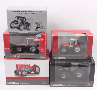 Lot 1782 - Massey Ferguson 1/16-1/32 scale group of 4...