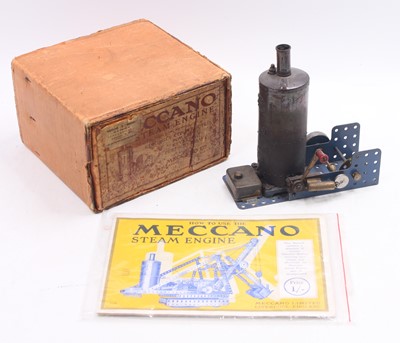 Lot 1629 - An original Meccano circa 1920s Meccano steam...