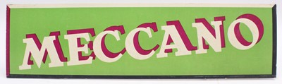 Lot 1633 - An original Meccano shop display card...