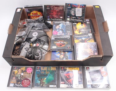 Lot 1456 - Two trays of Sony Playstation 1 gaming...