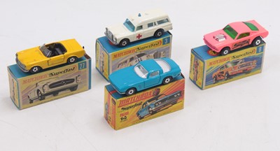 Lot 1506 - Matchbox superfast group of 4 to include a...