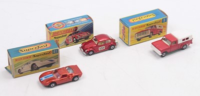 Lot 1507 - Matchbox Superfast group of 3 to include a...