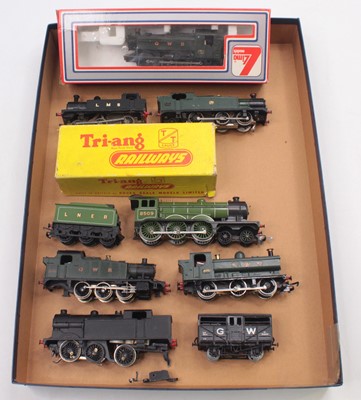 Lot 454 - Seven 00 gauge locos to include a Lima GWR...
