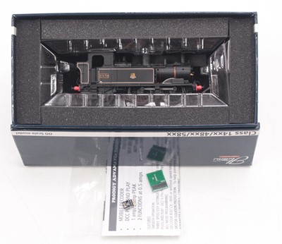 Lot 300 - A Hattons 00 gauge Class 14xx in BR lined...