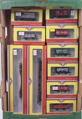 Lot 460 - Ten Oxford Rail 00 gauge wagons to include a...