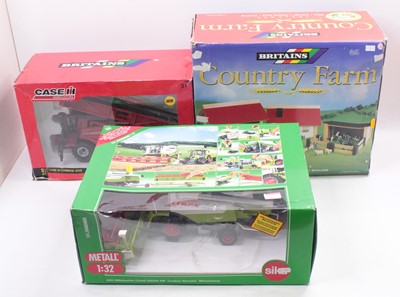Lot 1790 - Britains/Siku 1/32 scale group of 2 combine...