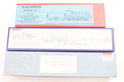 Lot 612 - Three unmade 00 gauge kits to include a...