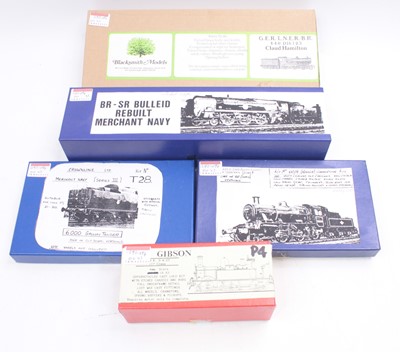 Lot 615 - Four 00 gauge kits, all unmade to include a...