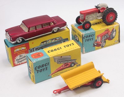 Lot 1288 - Corgi Toys group of 3 worn diecasts to include...