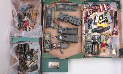 Lot 962 - Five trays containing various military related...