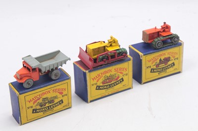 Lot 1538 - Matchbox 1/75 series group of 3 worn diecasts...
