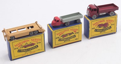 Lot 1534 - Matchbox 1/75 series group of 3 haulage...
