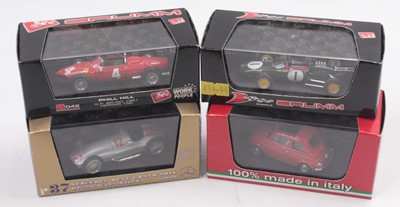 Lot 922 - Brumm 1/43 scale Group of 4 Plastic cased...
