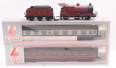 Lot 200 - Three Lima 0-gauge items: 0-6-0 LMS red loco &...