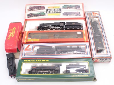 Lot 409 - Six locos: Lima 2-6-0 with tender BR lined...