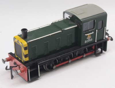 Lot 165 - Probably kit built 0-gauge 3-rail 0-6-0 diesel...