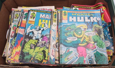 Lot 1559 - The Mighty World Of Marvel Uk Comics The...