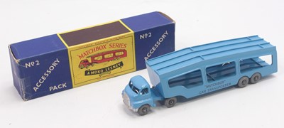 Lot 1541 - A Matchbox No. 2 accessory pack car...