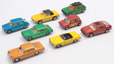 Lot 1513 - A collection of eight loose Matchbox Superfast...