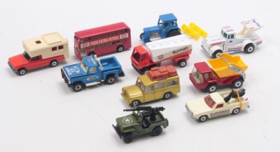 Lot 1517 - A collection of ten loose Matchbox Superfast...