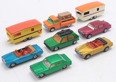 Lot 1511 - A collection of eight loose Matchbox Superfast...