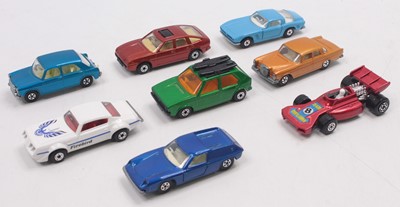 Lot 1512 - A collection of eight loose Matchbox Superfast...