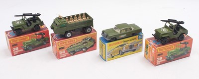 Lot 1500 - A collection of four boxed Matchbox Superfast...