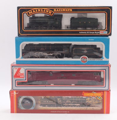 Lot 399 - Four 00 gauge locos to include a Lima Class 52...