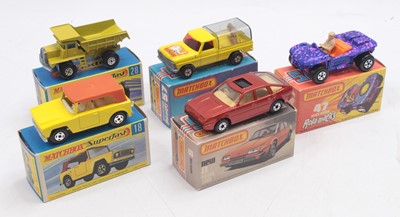 Lot 1504 - A tray containing five boxed Superfast...