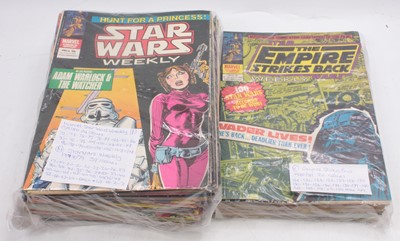 Lot 1410 - Marvel Comics UK large Collection of Star Wars...