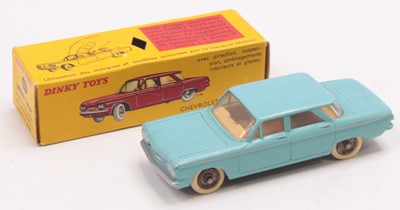 Lot 1033 - A French Dinky Toys No. 552 Chevrolet Corvair,...