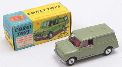 Lot 1270 - Corgi Toys No. 450 Austin Minivan, comprising...