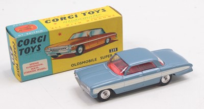 Lot 1266 - A Corgi Toys No. 235 Oldsmobile Super 88,...