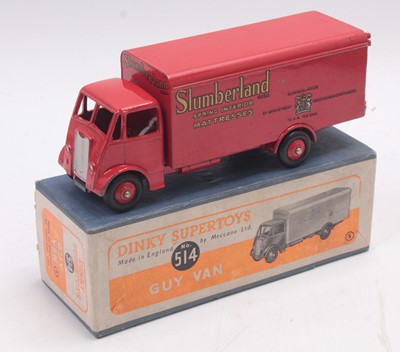 Lot 1035 - A Dinky Toys No.514 guy van Slumberland...