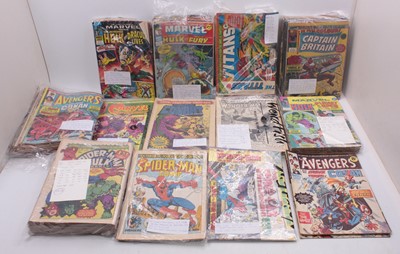 Lot 1414 - Marvel Comics UK reissue of 1975-1980 various...
