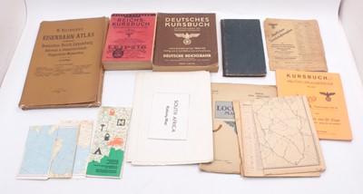 Lot 67 - A small quantity of German c1940s railwayana,...
