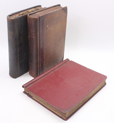 Lot 65 - Three original leather-bound LNER books of...