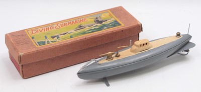 Lot 2013 - A Kuramochi CK of Japan tin plate and...