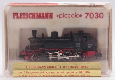 Lot 671 - A Fleischmann N gauge No. 7030 Piccolo 2-6-0...