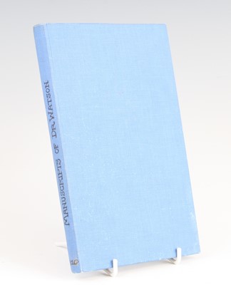 Lot 2010 - Watson, James: The Spirit of the Doctor;...