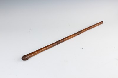 Lot 2268 - A Japanese bamboo walking cane, early 20th...