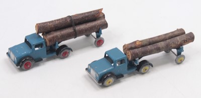 Lot 1589 - Teeny toys group of 2 to include a blue log...
