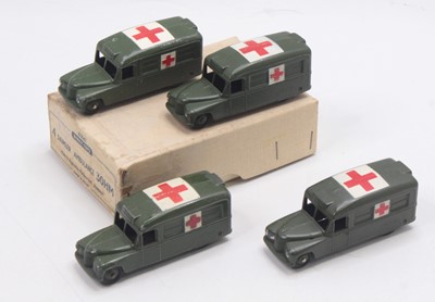 Lot 1073 - Dinky Toys No.30HM Military Trade Pack Daimler...