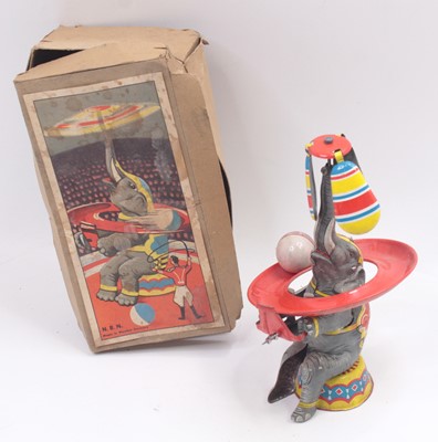 Lot 2014 - NBN NHN Hausmann tinplate clockwork circus...