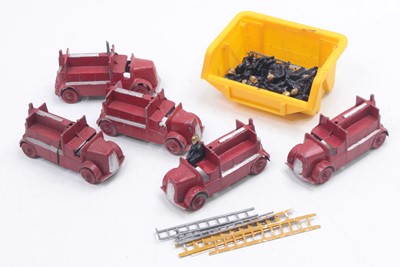 Lot 1763 - Charbens group of five fire engines, all in...